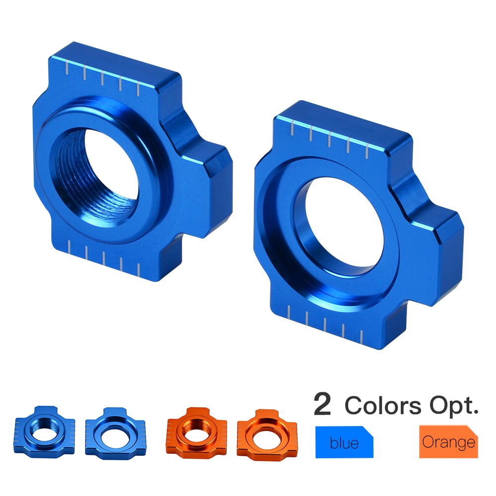 Axle Blocks Chain Adjuster For KTM Motorcycles Position 1