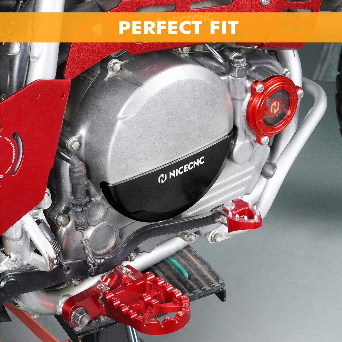 Billet Engine Clutch Cover Guard Protector For Honda XR650L 1993-2025