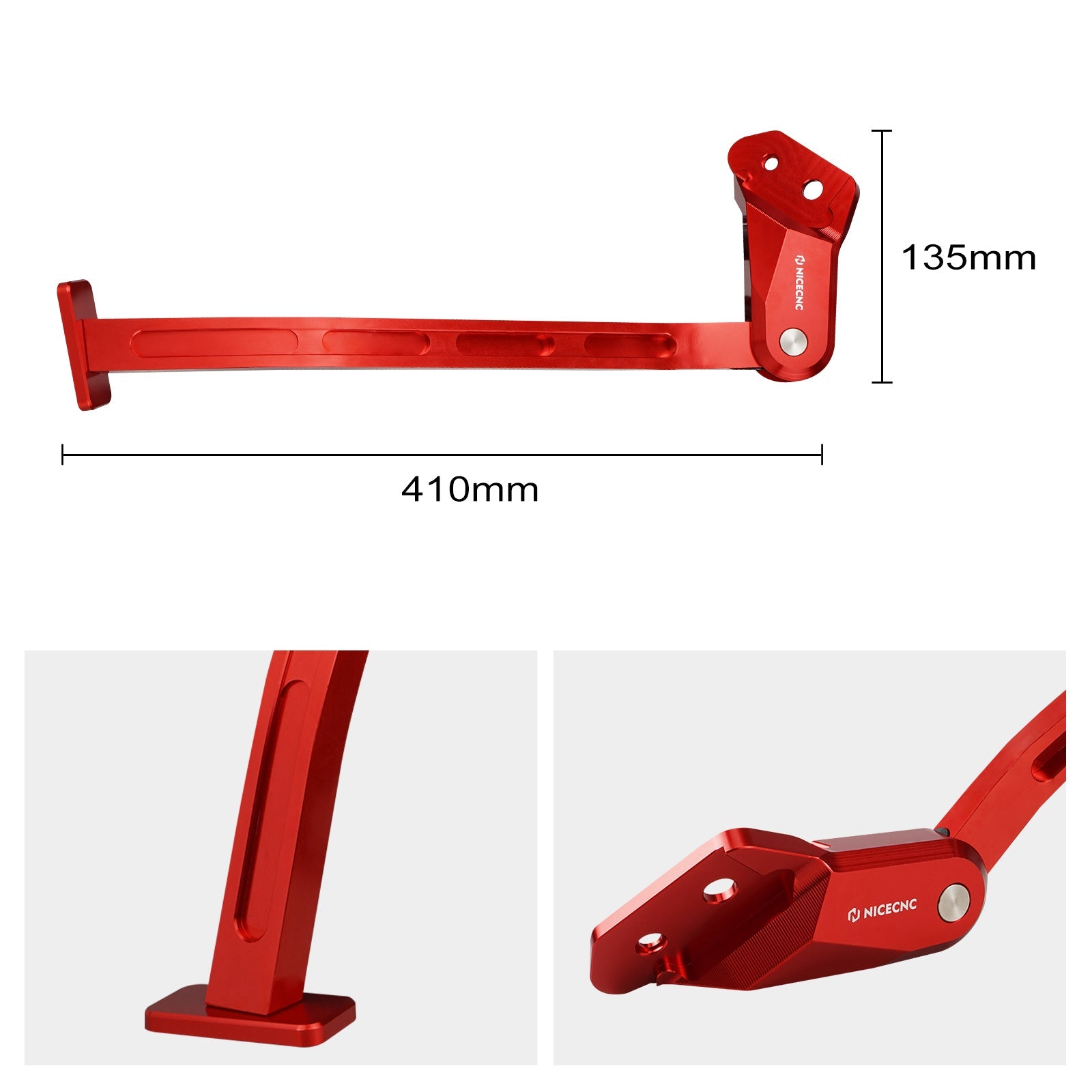 CNC Side Stand Kickstand For Honda  CRF250R 450R 13-18 450RWE 19-20 Position 6
