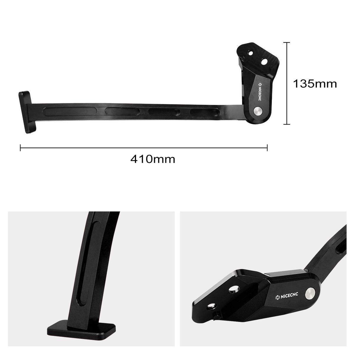 CNC Side Stand Kickstand For Honda  CRF250R 450R 13-18 450RWE 19-20