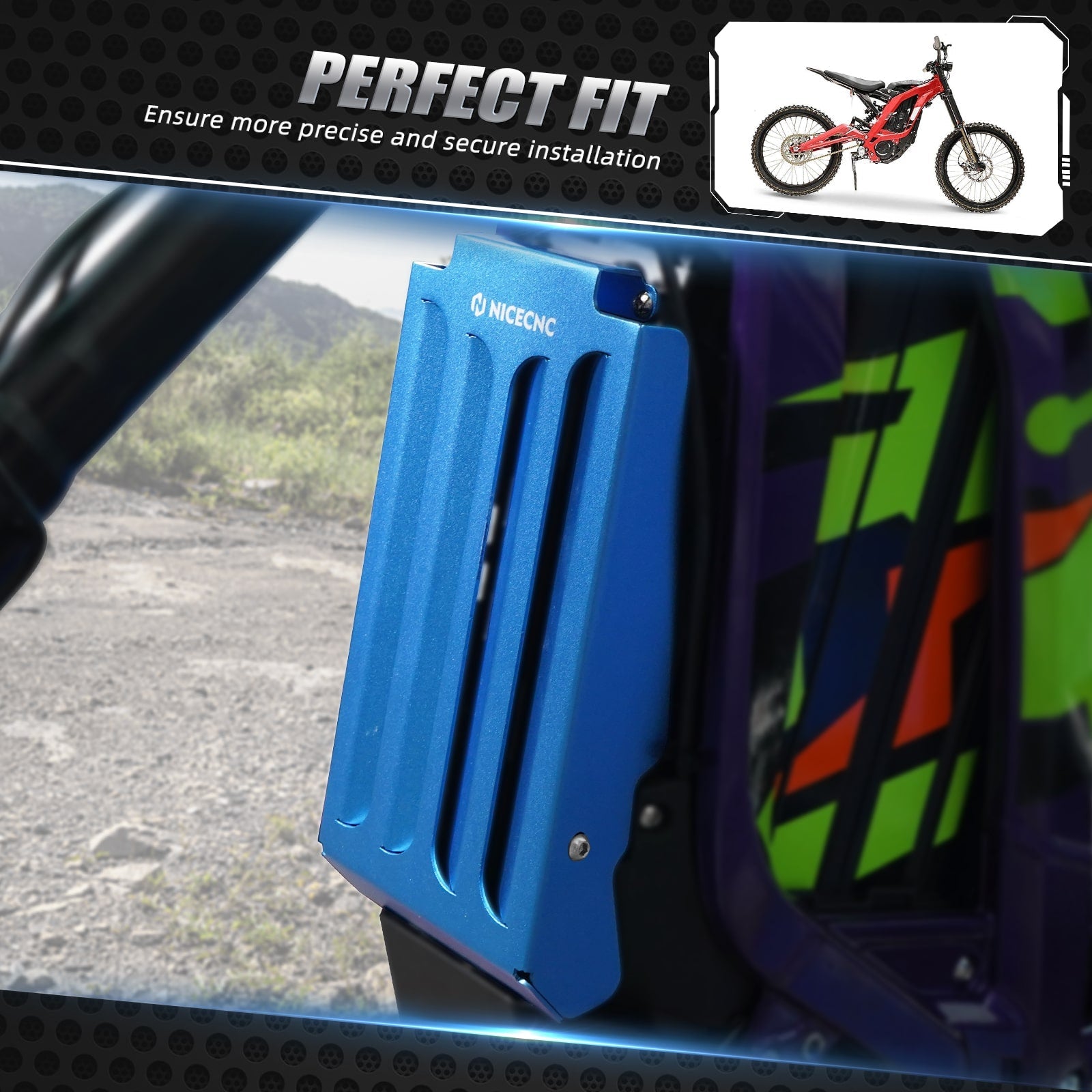 Aluminum Controller Cover For Surron Light Bee X/ S/ L1E Segway X160 X260 Dirt Bike