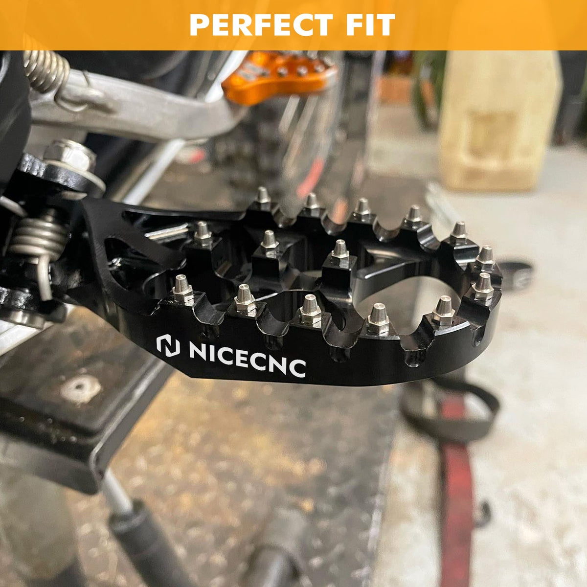 Forged Foot Pegs For KTM 2023-2024 XC/XCF/SX/SXF 125-500 Husqvarna FC/TC/FX/TX 125-501