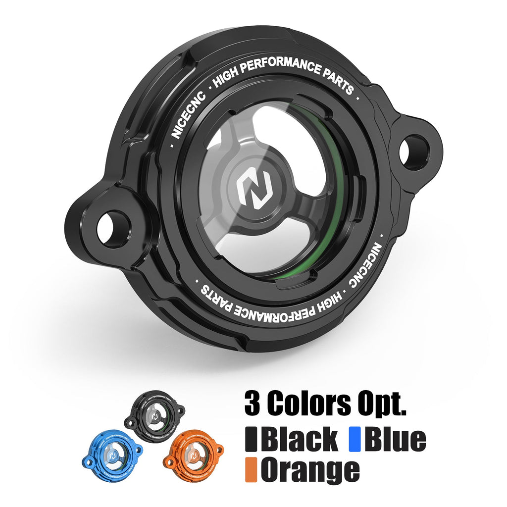Transparent Engine Oil Filter Cover Cap For GasGas ES SM 700 2022-2025