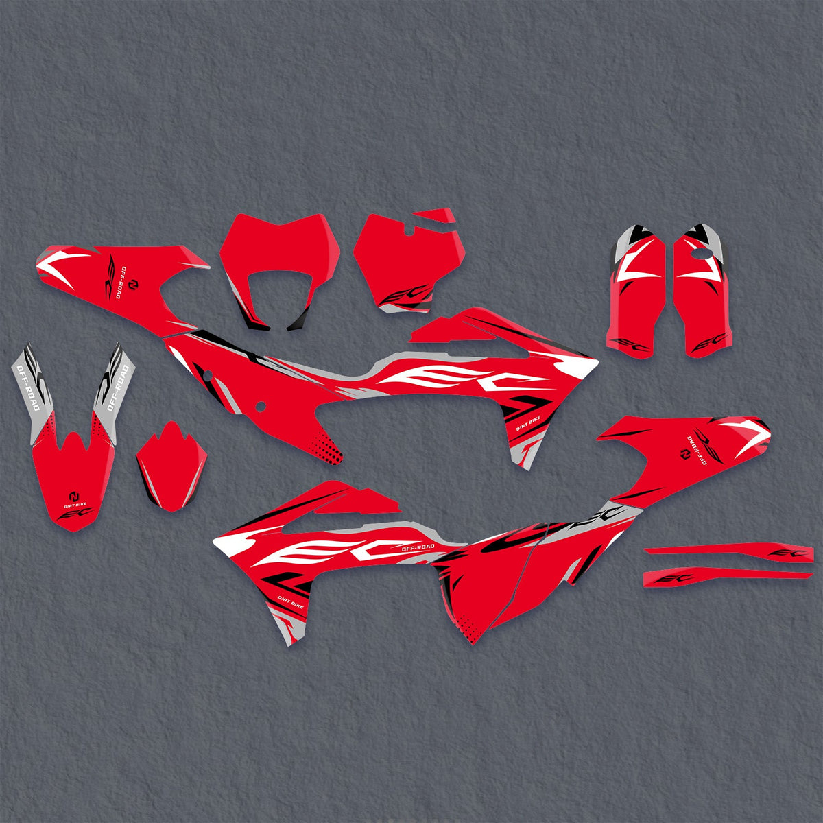 Full Graphics Decals Stickers Set For GAS GAS EC Enduro 2021-2023