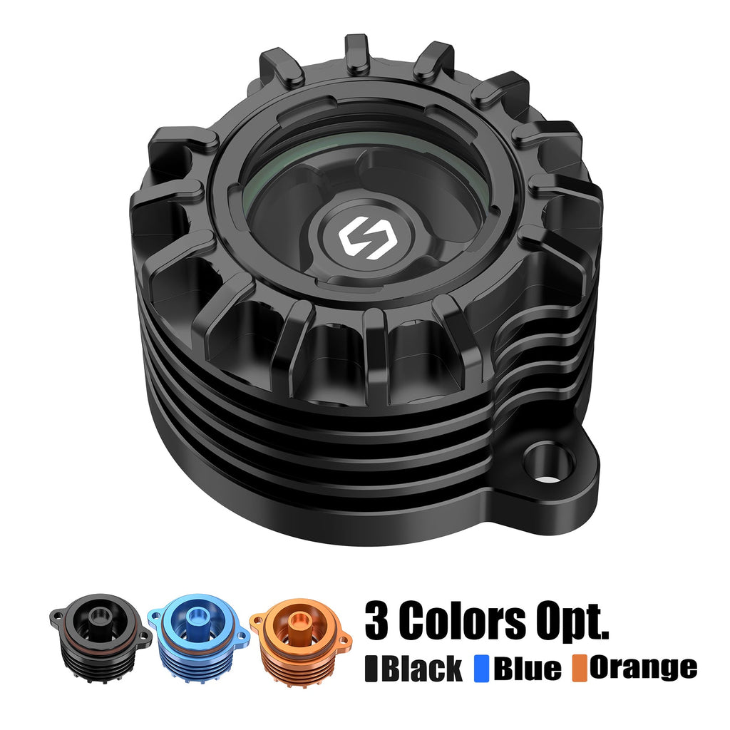 Oil Filter Cover w/Cooling Fins & Transparent Window For GasGas ES SM 700