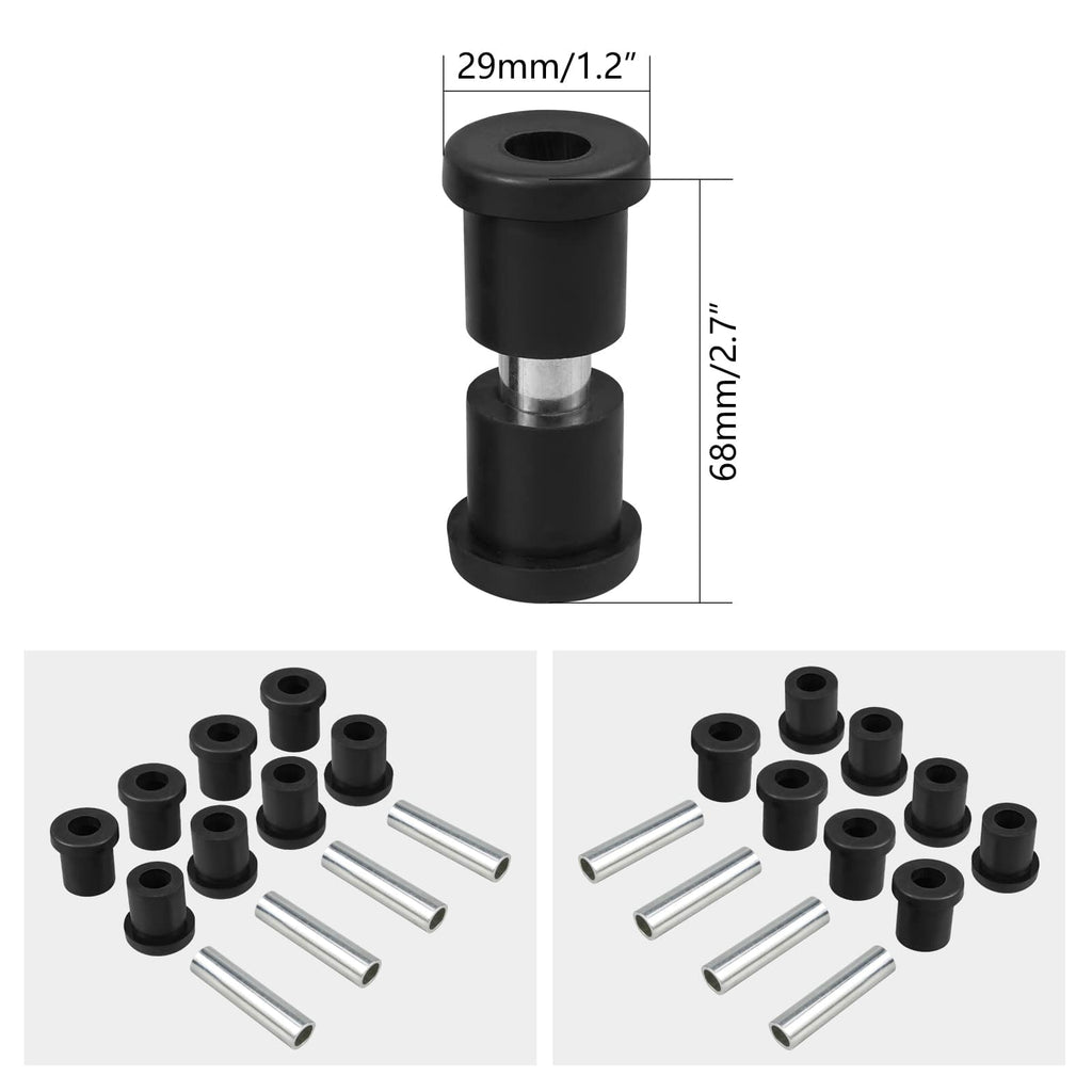 Rear Leaf Spring Bushing Sleeve Kit For Golf Cart Gas Electric 70289G02 70291G01