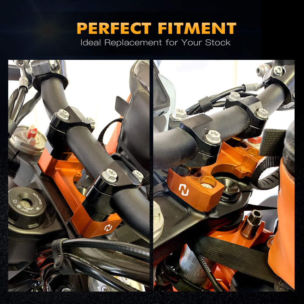 Steering Damper Bracket 1" Handlebar Risers Kit For Husqvarna Norden 901 Position 16