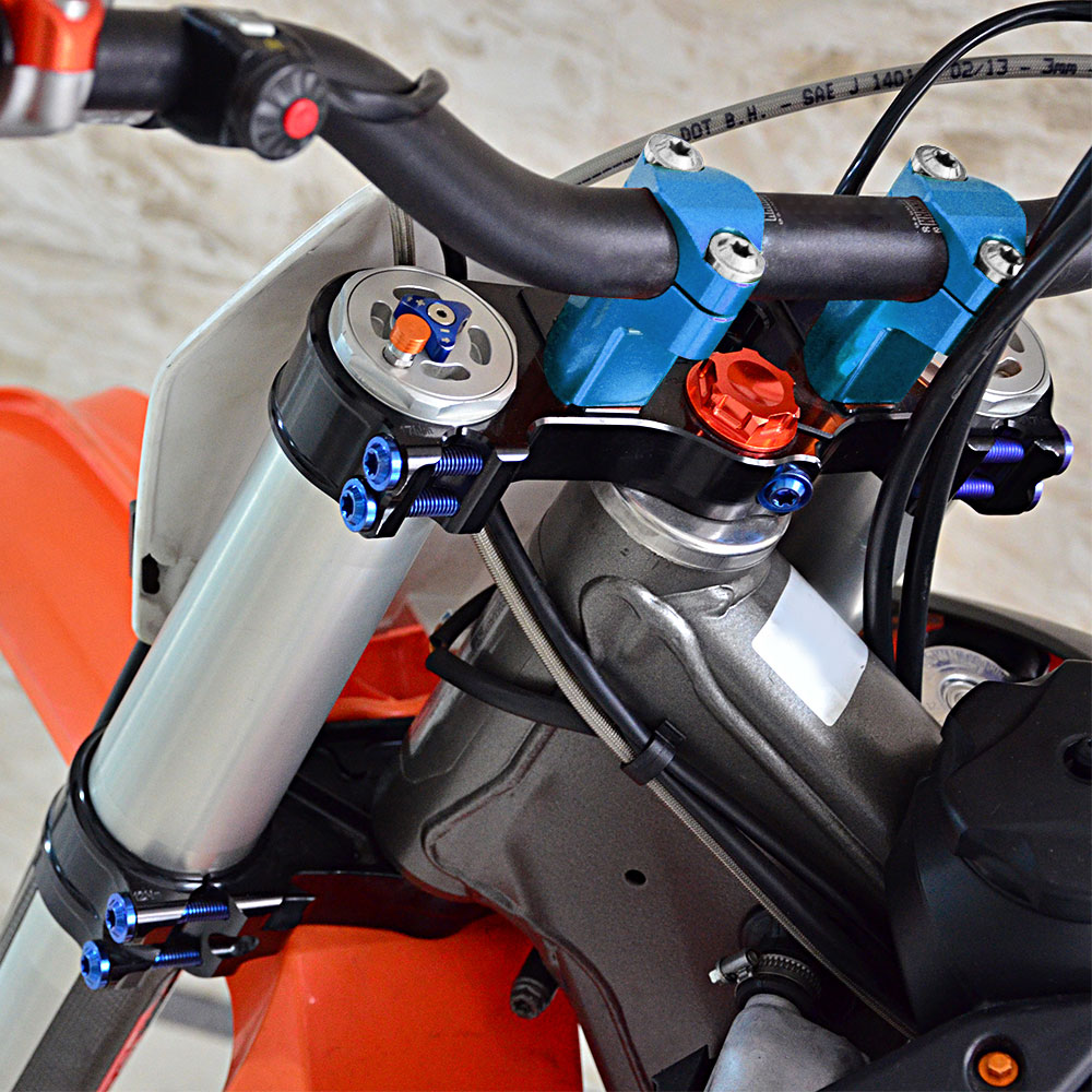 28mm Handlebar Mounts Clamp Riser For KTM  350 500 EXCF 2005-2015