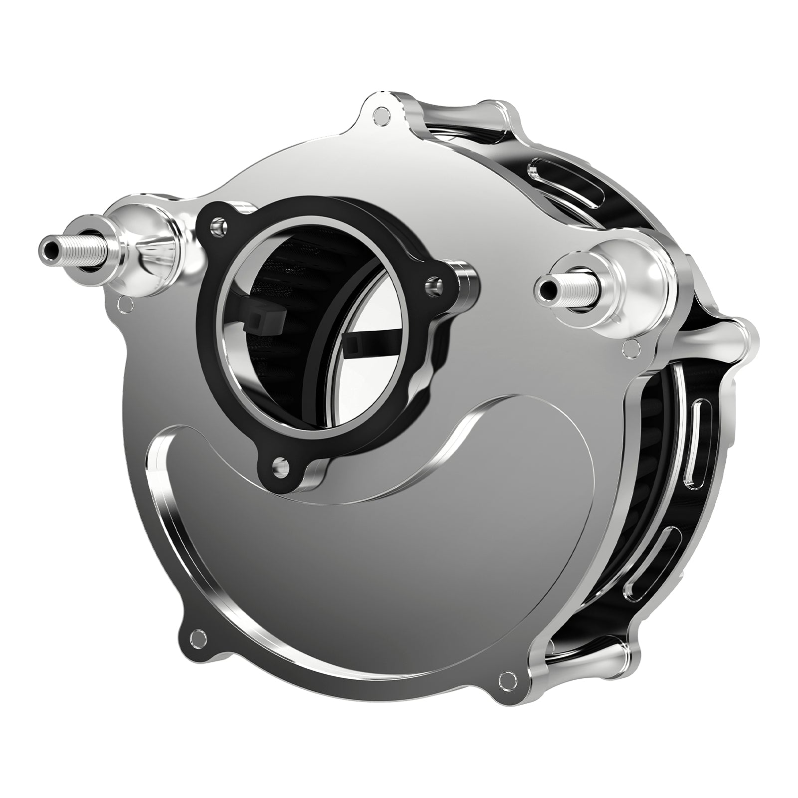 Full Clear M8 LED Air Cleaner Filter Intake Kit For Harley Road King Electra Street Glide