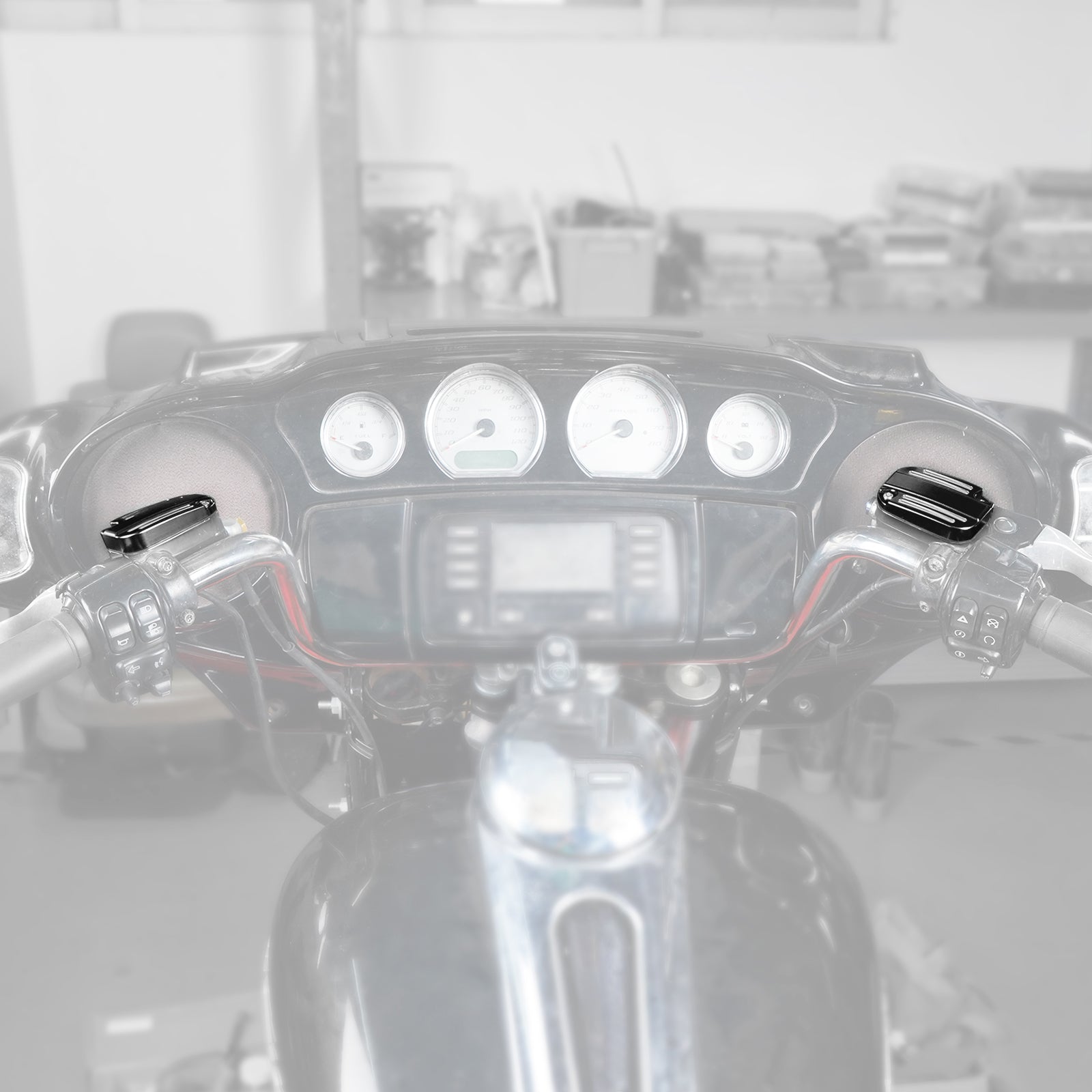 Clutch Brake Master Cylinder Reservoir Cover For Harley Road King Electra Street Glide