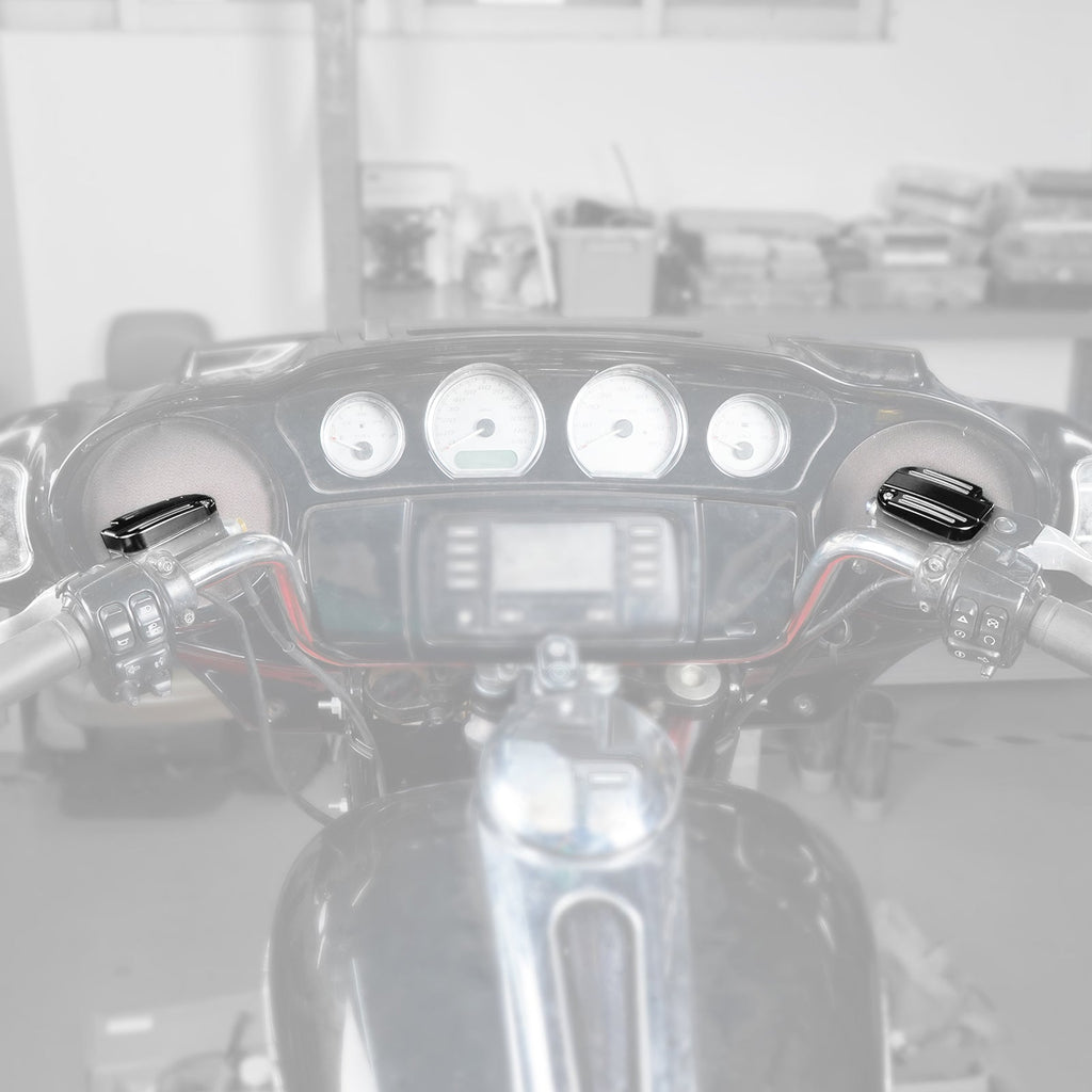 Clutch Brake Master Cylinder Reservoir Cover For Harley Road King Electra Street Glide
