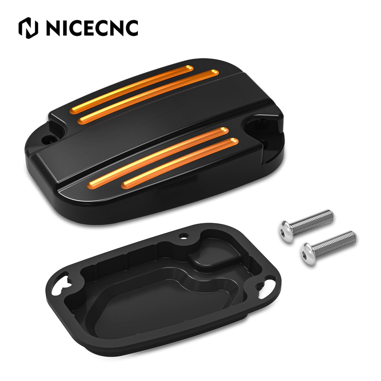Clutch Brake Master Cylinder Reservoir Cover For Harley Road King Electra Street Glide