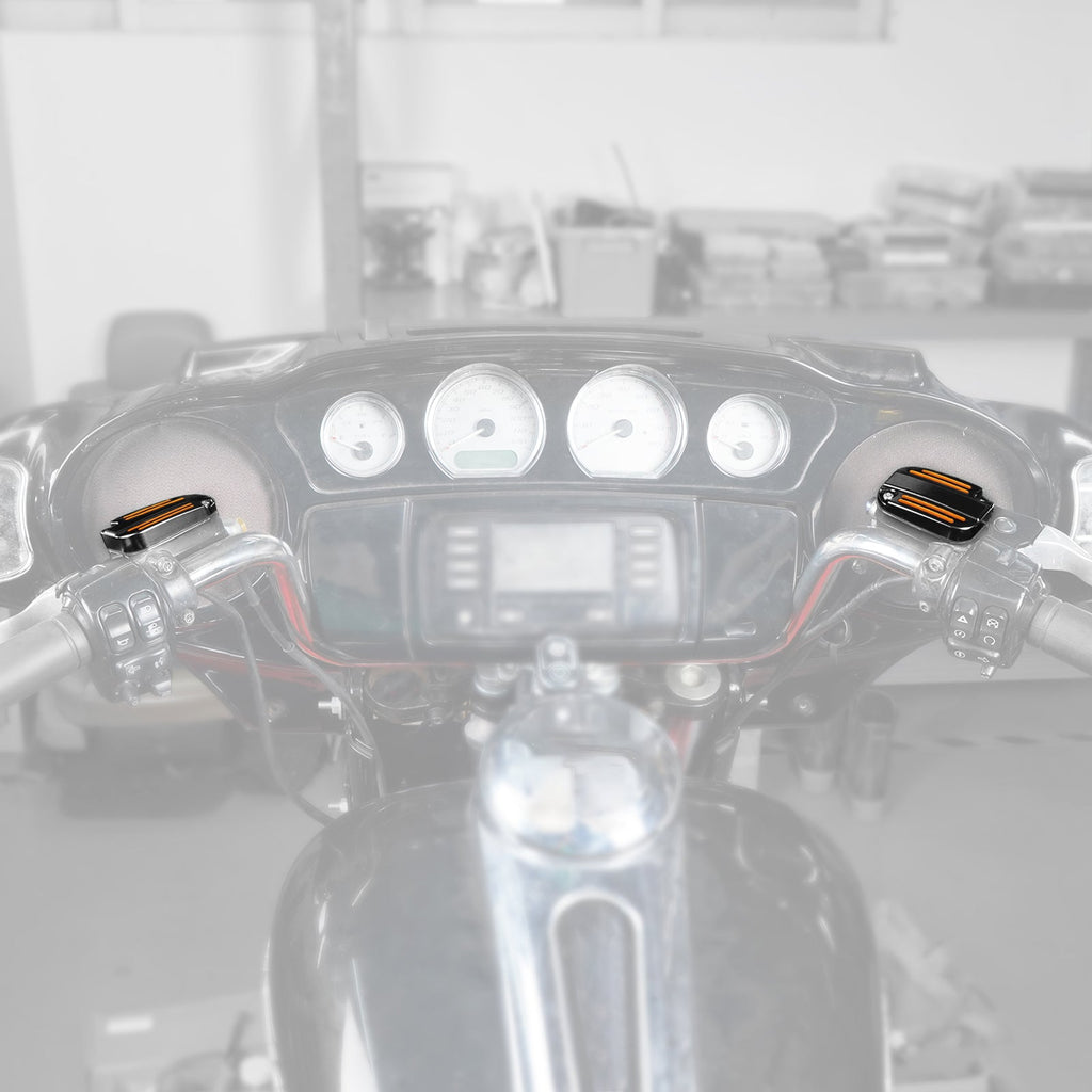 Clutch Brake Master Cylinder Reservoir Cover For Harley Road King Electra Street Glide