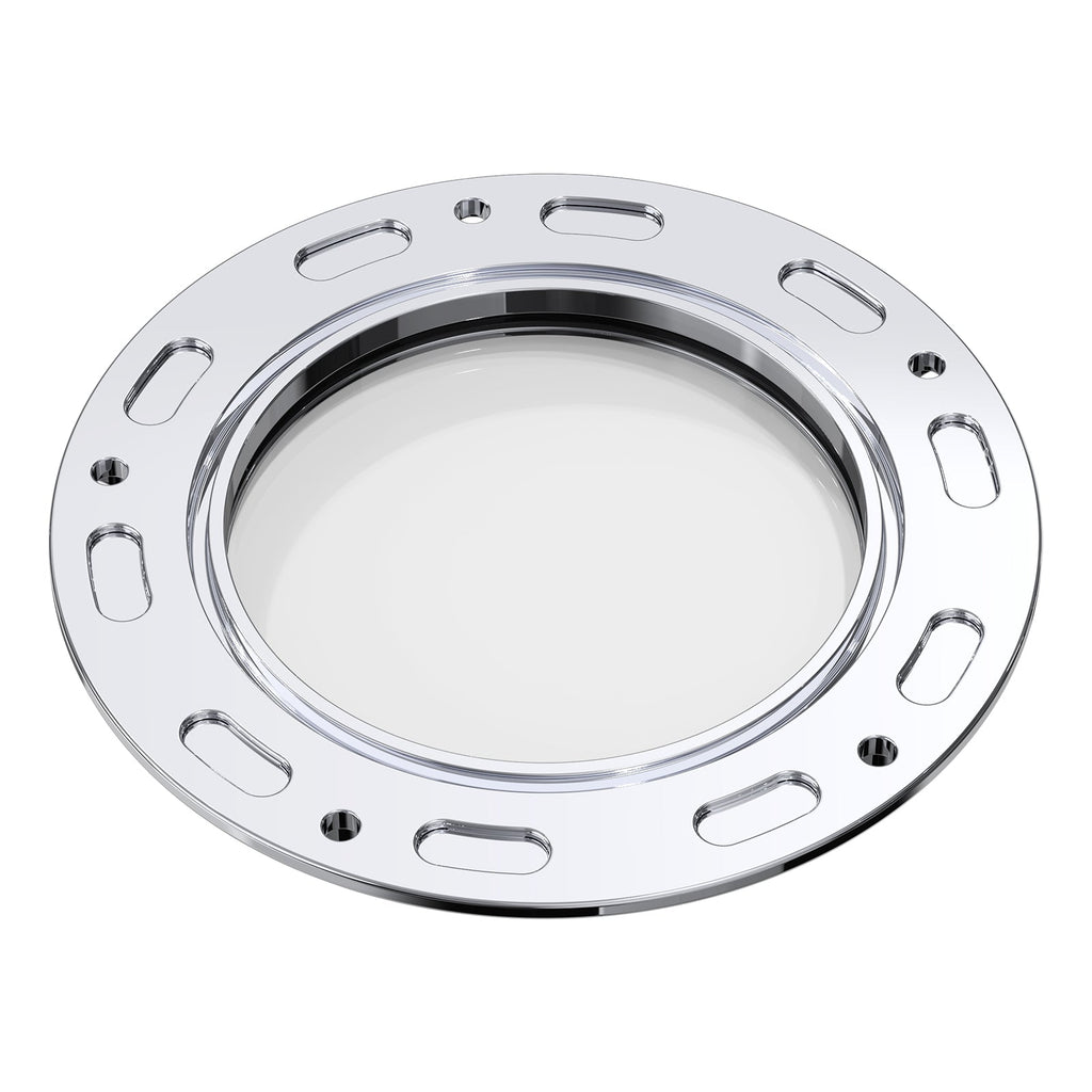 Transparent M8 Primary Derby Clutch Cover For Harley Road King Street Glide Ultra Limited
