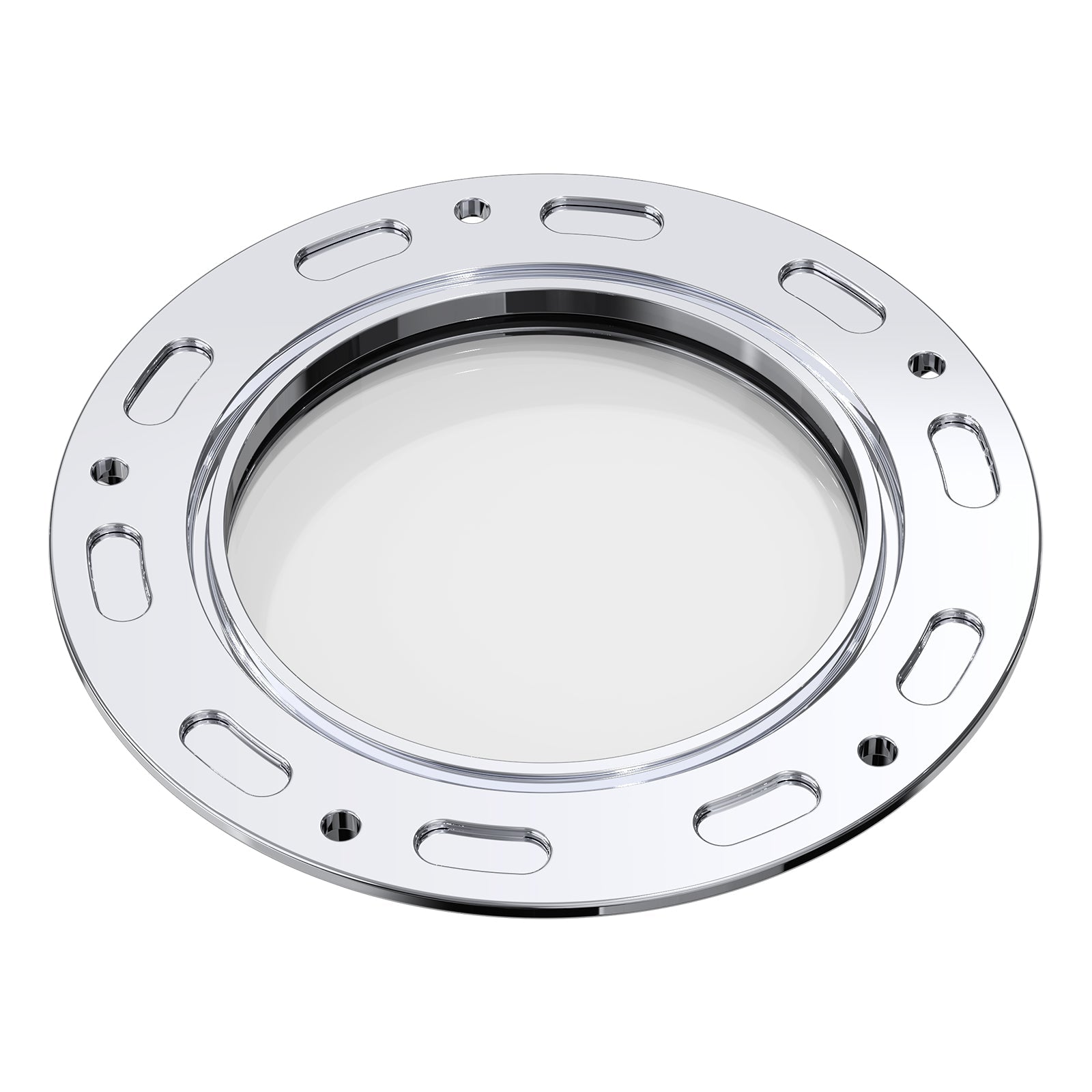 Transparent M8 Primary Derby Clutch Cover For Harley Road King Street Glide Ultra Limited