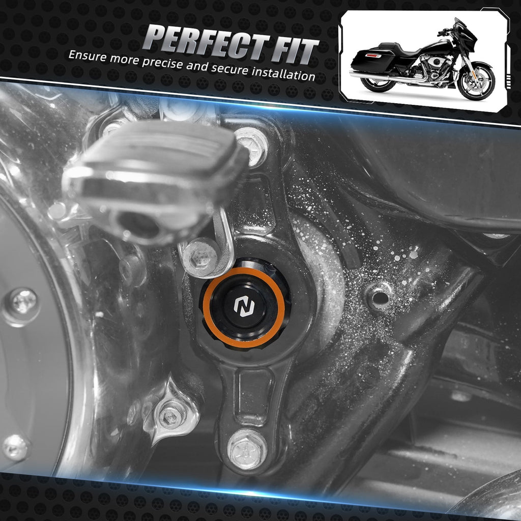 Frame Hole Plugs Covers Caps For Harley Road King Electra Street Glide Ultra Limited