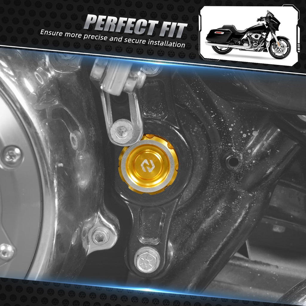 Frame Hole Plugs Covers Caps For Harley Road King Electra Street Glide Ultra Limited