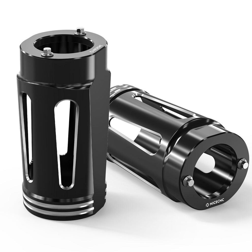 Front Fork Tube Slider Covers For Harley Road King Street Glide Freewheeler Ultra Limited