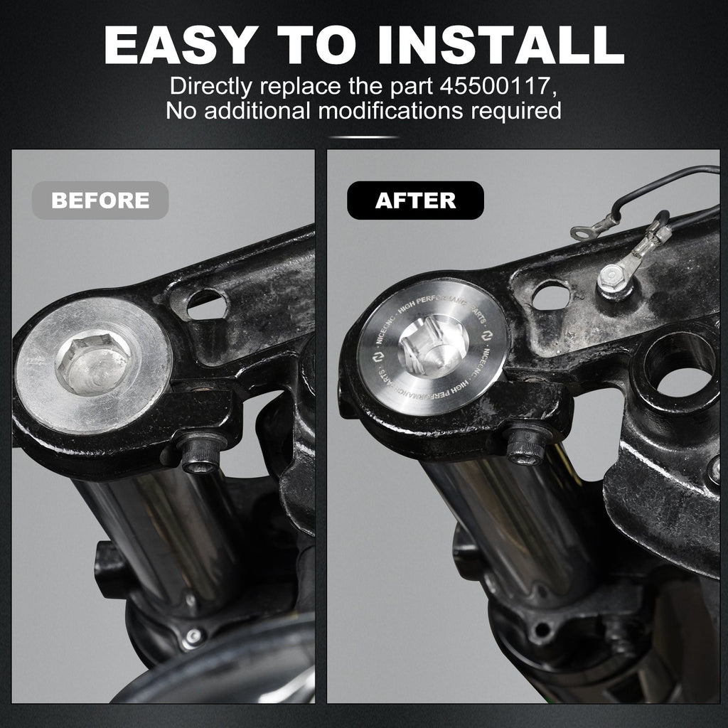 Front Fork Tube 1" Extension Riser Kit For Harley Road King Electra Street Glide Ultra Limited