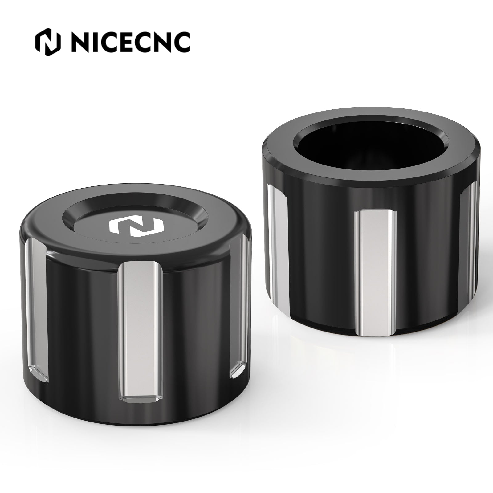 Front Axle Nut Covers Caps For Harley Dyna Fat Street Bob Low Rider Super Glide