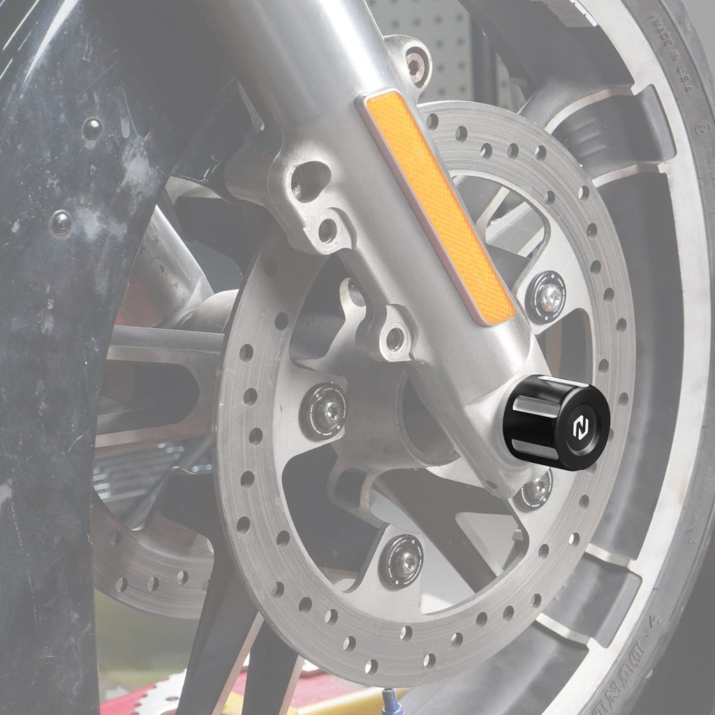 Front Axle Nut Covers Caps For Harley Sportster 1200 72 48 XL Iron 883 XL883N