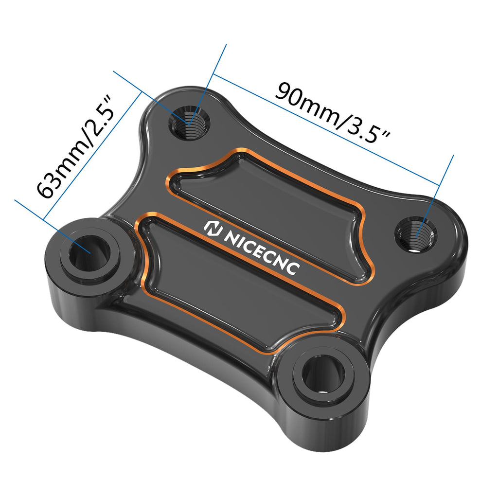 Handlebar Riser Pull Back Adapter Plate For Harley Electra Tri Street Glide Ultra Limited