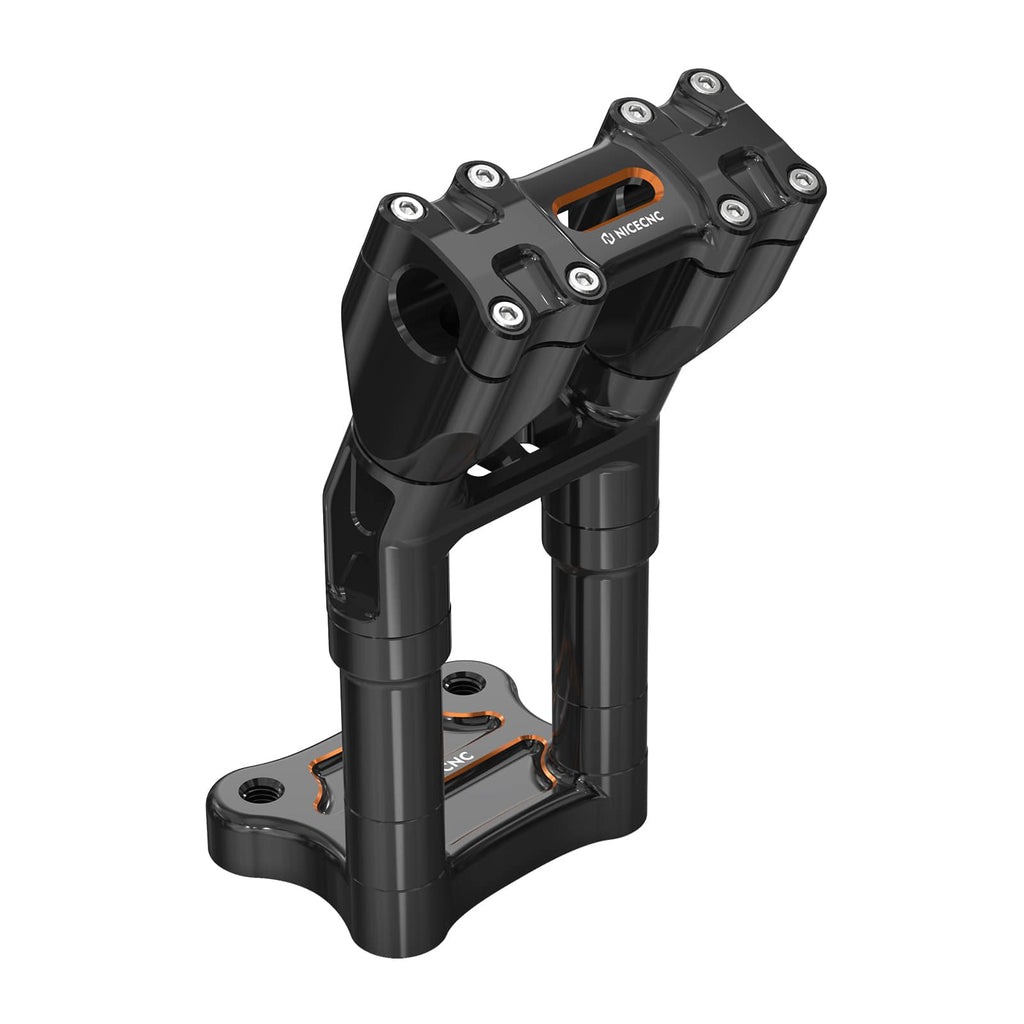 Modular Kickback Risers For Harley Tri Electra Street Glide Ultra Limited 1" Handlebar