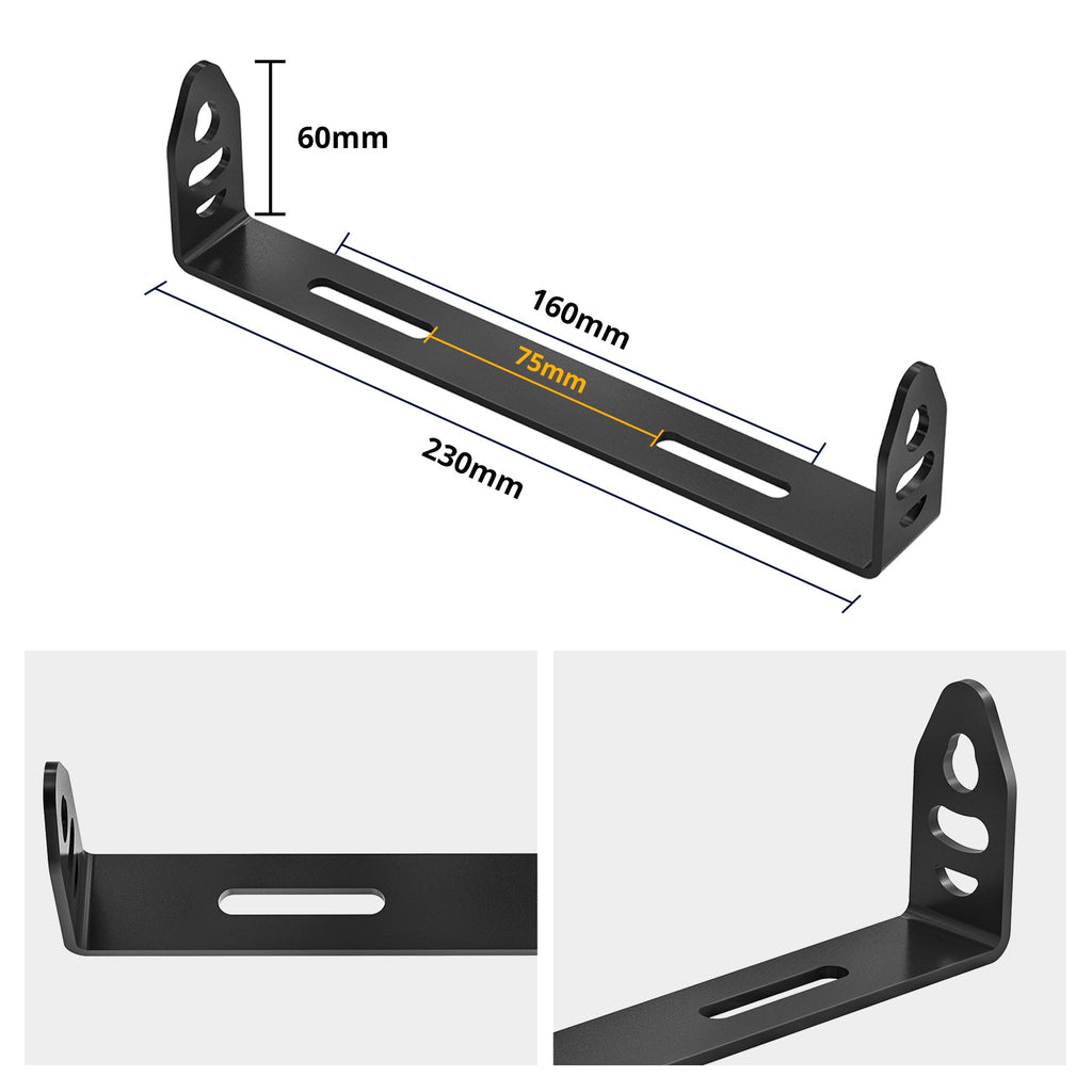 Turn Signal License Plate Mount Relocation Kit For Harley Softail Heritage Fat Boy