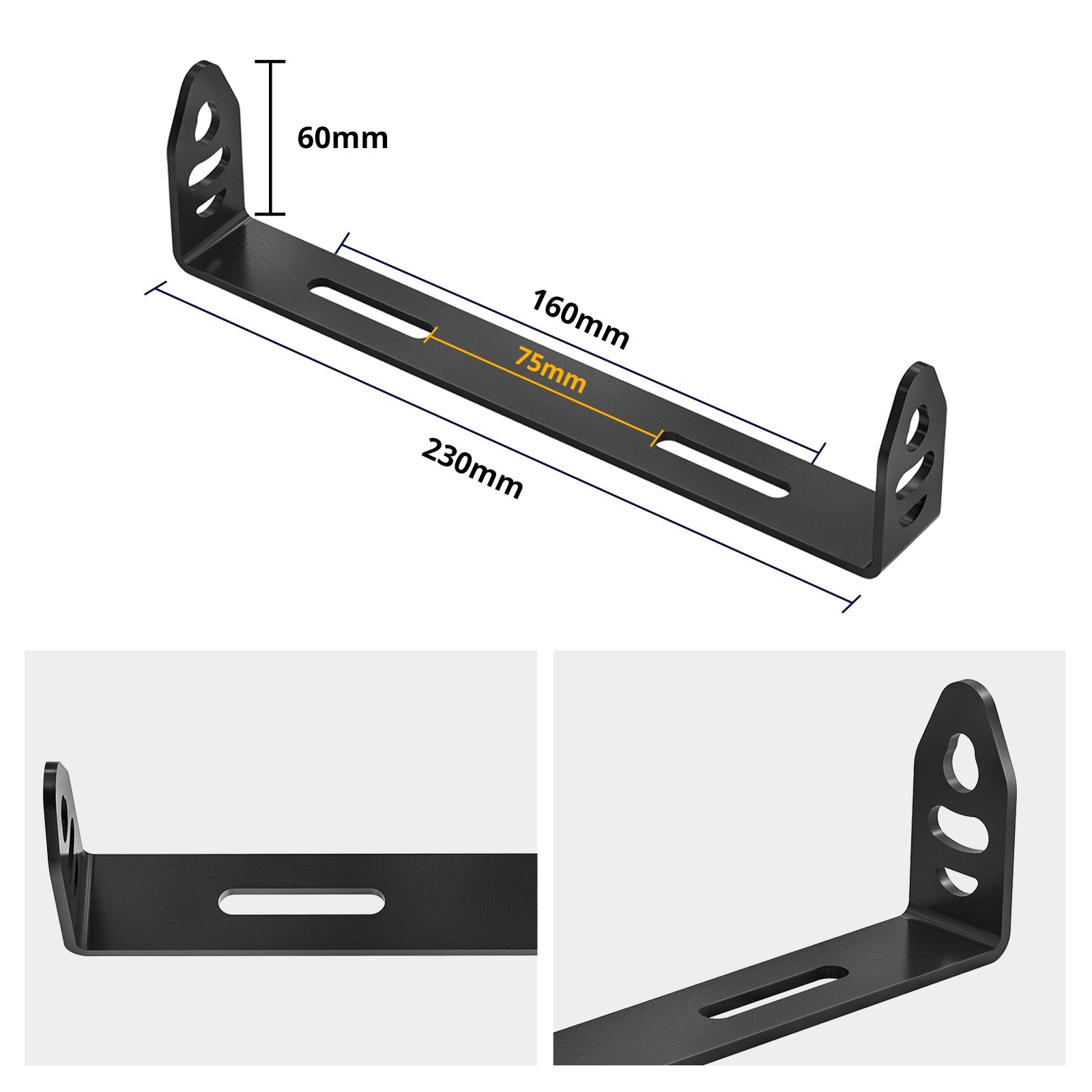 Turn Signal License Plate Mount Relocation Kit For Harley Softail Heritage Fat Boy