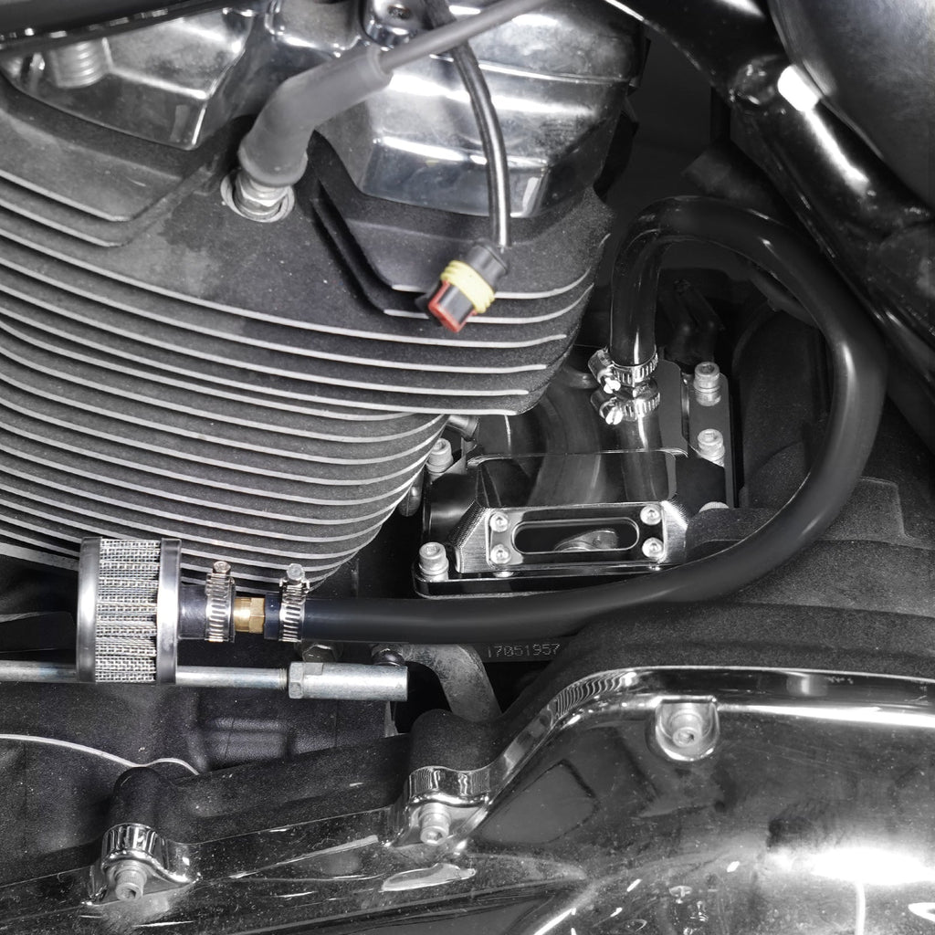 Transparent Vented Transmission Top Cover For Harley-Davidson M8 Engine 2017-2024