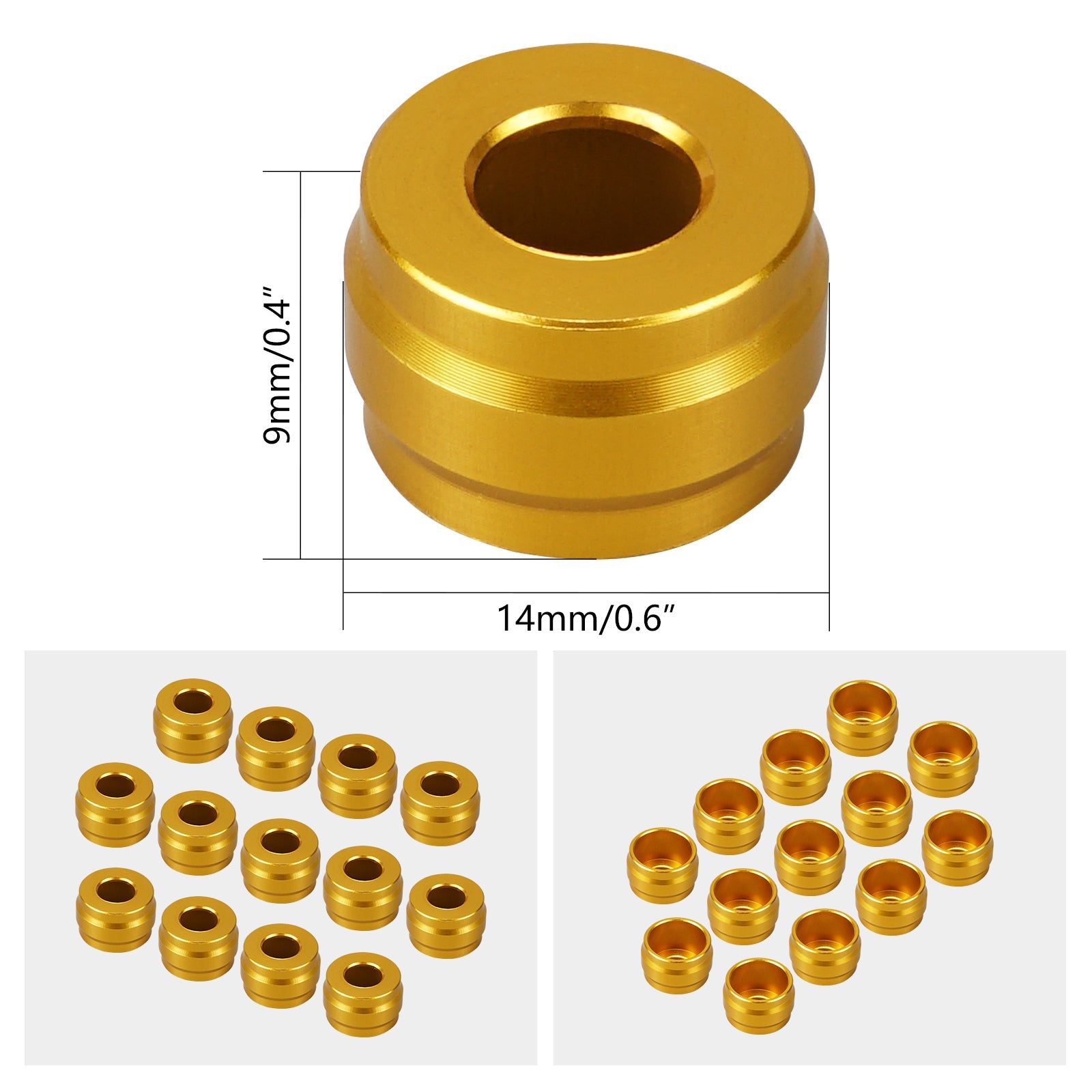 M8 Primary Cover Bolt Caps Trim Rings For Harley Softail Heritage Fat Boy