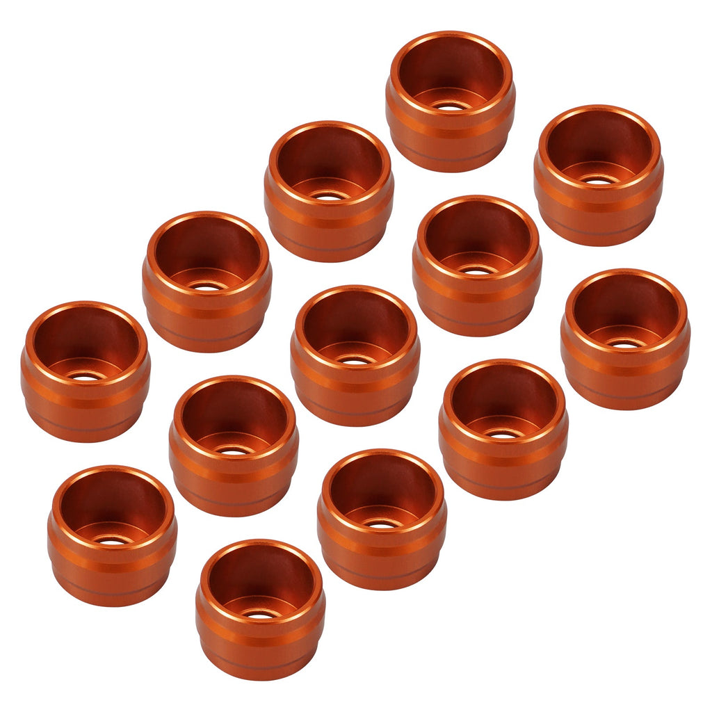 M8 Primary Cover Bolt Caps Trim Rings For Harley Softail Heritage Fat Boy