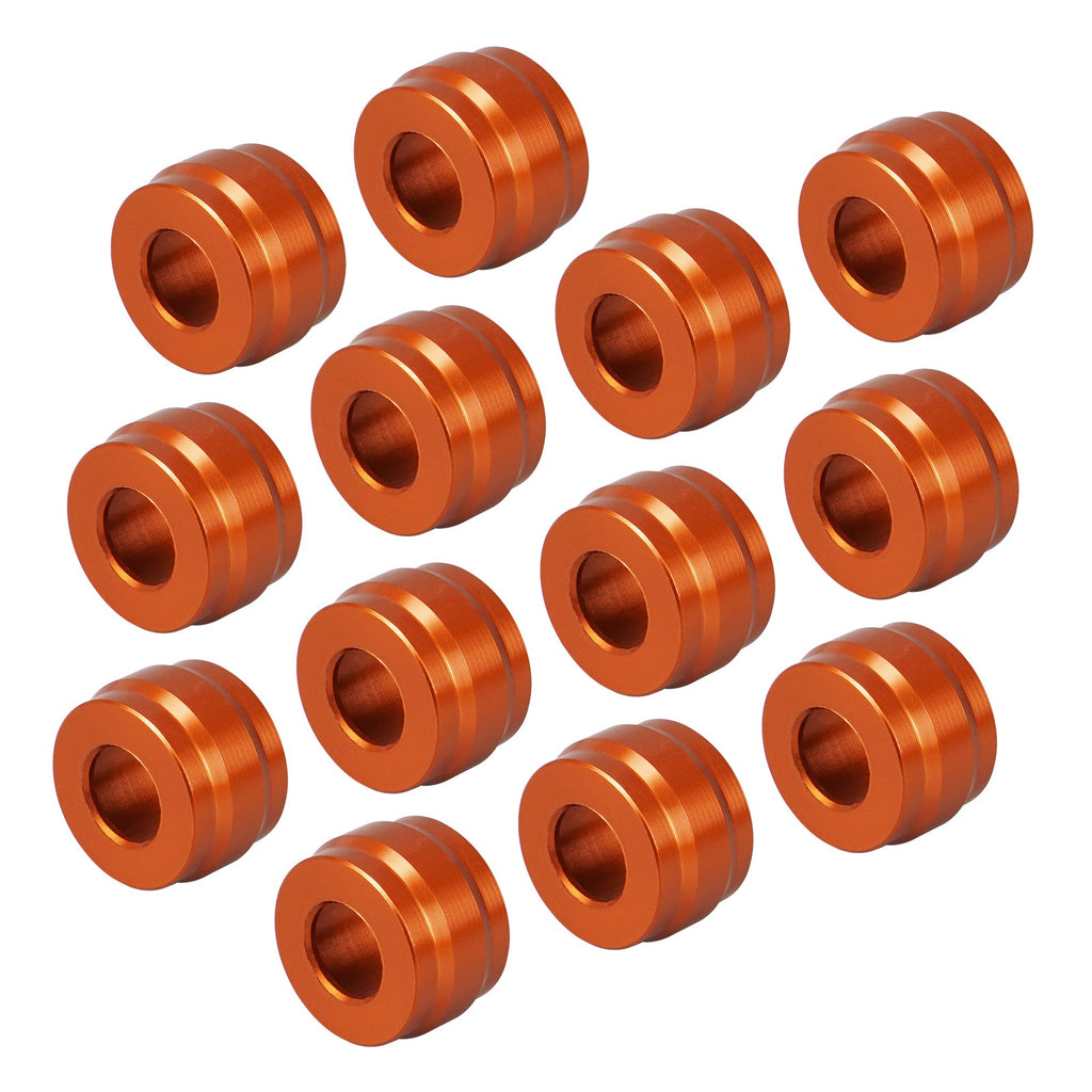 M8 Primary Cover Bolt Caps Decorative Trim Rings For Harley Road King Electra Street Glide