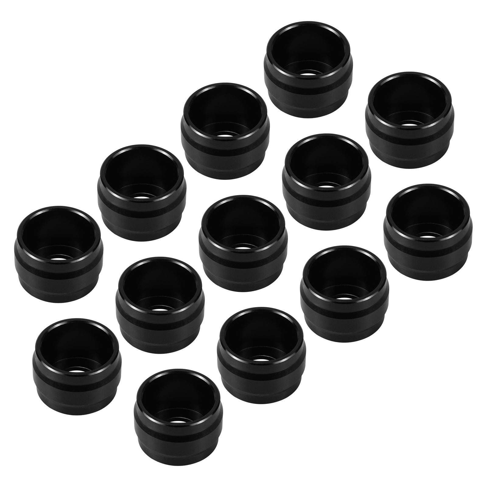 M8 Primary Cover Bolt Caps Trim Rings For Harley Softail Heritage Fat Boy
