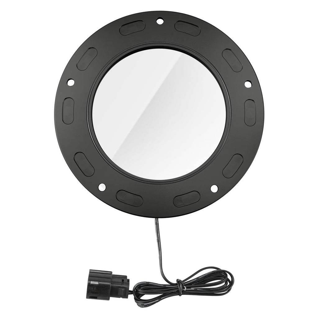 M8 LED Clear Derby Clutch Cover For Harley Road King Street Glide Ultra Limited Freewheeler