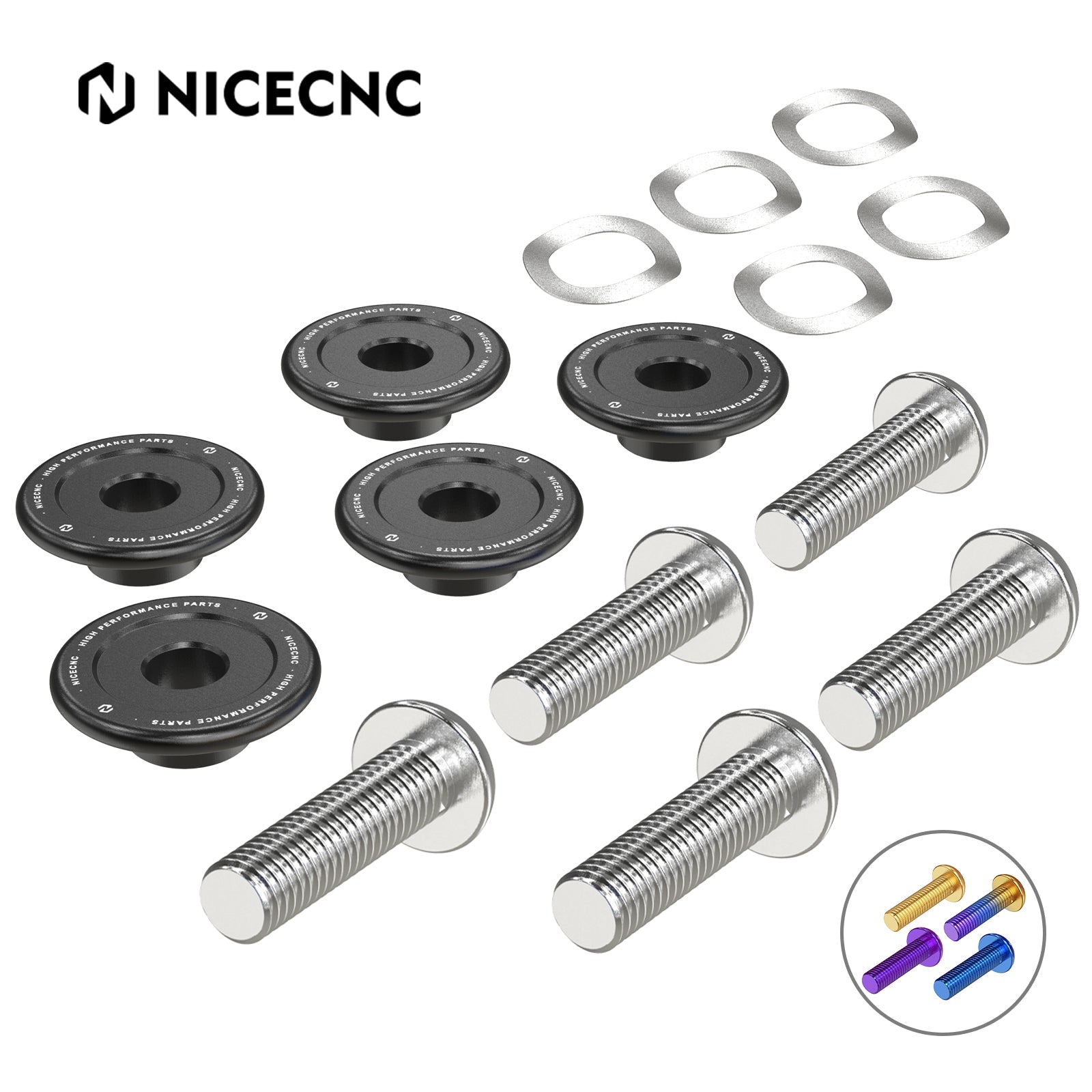 M8 Front Brake Rotor Disc Hardware Bolts For Harley Touring Street Glide Road King