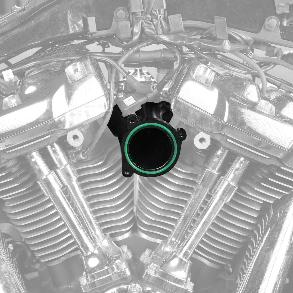 57mm M8 Engine Air Intake Manifold For Harley Road King Street Glide 55mm Stock Manifold