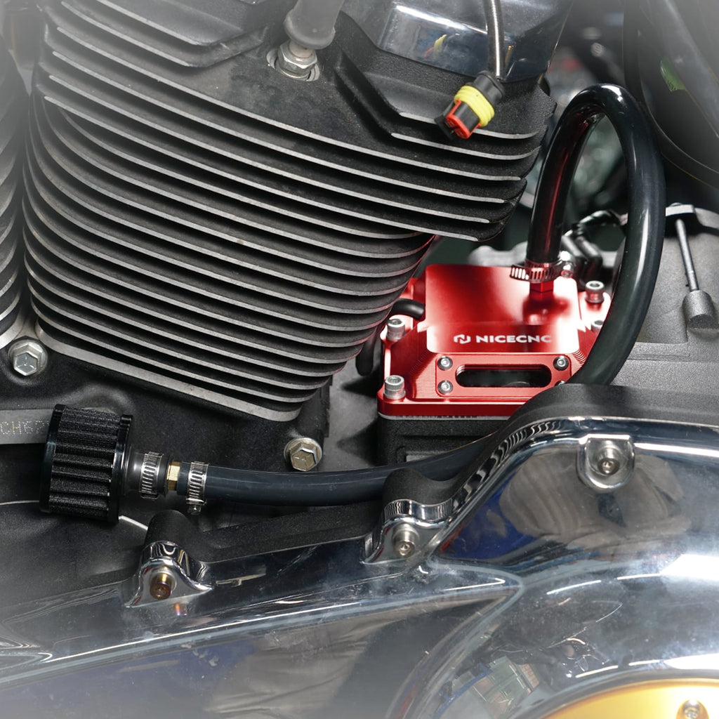 Transparent Vented Transmission Top Cover For Harley-Davidson M8 Engine 2017-2024