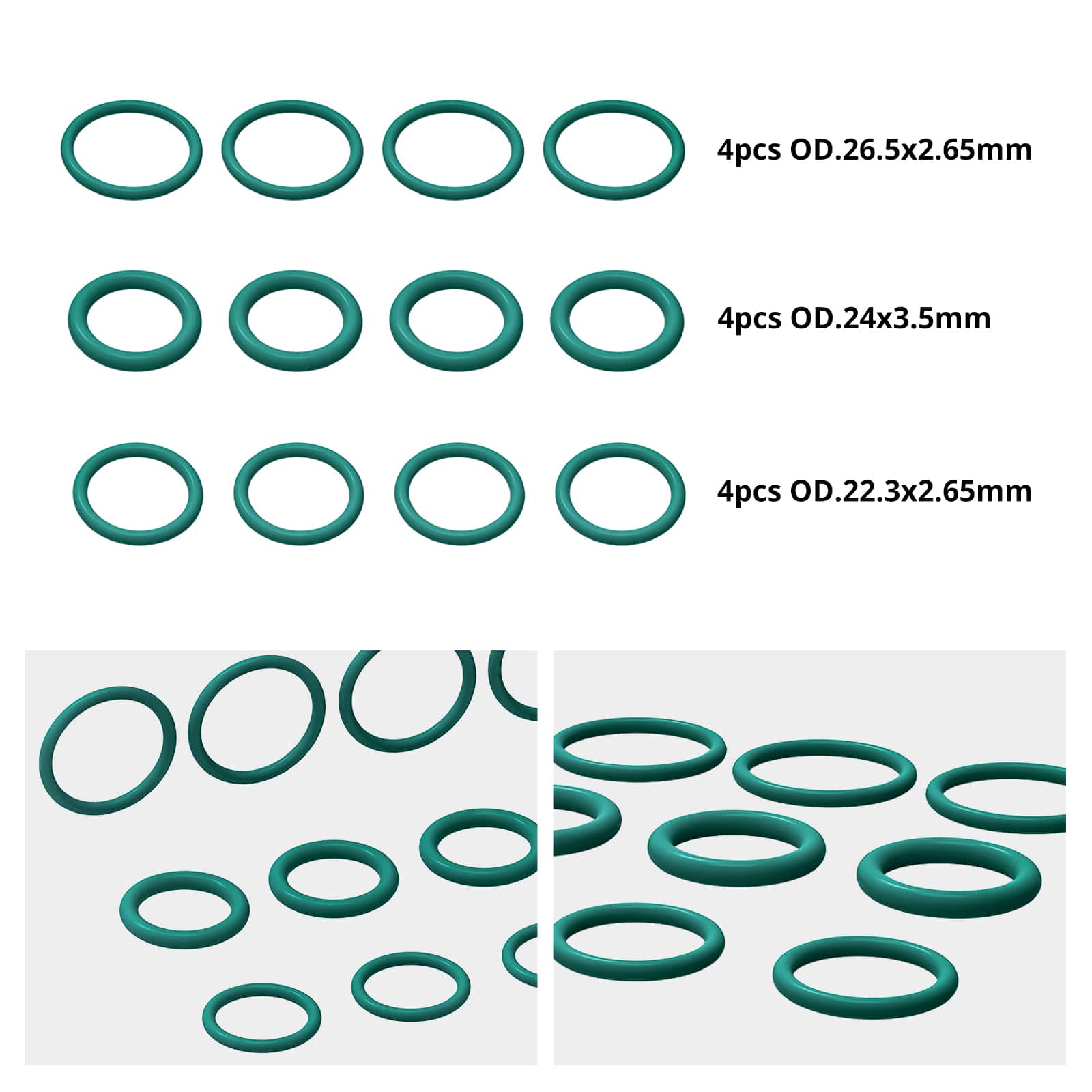 Pushrod Tube O-rings Sealing Kit For Harley Softail Deluxe Fat Boy Heritage Classic 107 114