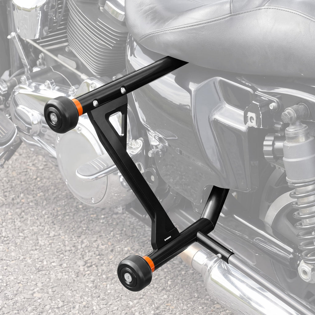 Rear Crash Bar Saddlebag Guard For Harley Road King Electra Street Glide