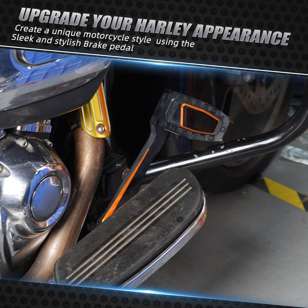 Rear Brake Lever Pedal Kit For Harley Road King Electra Street Glide Ultra Limited Freewheeler