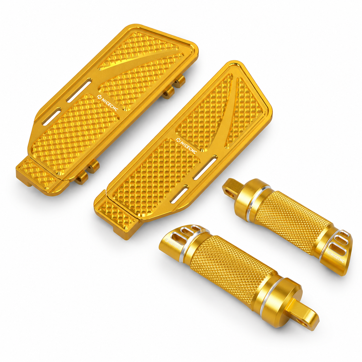 Rider Floorboards Inserts + Passenger Foot Pegs For Harley Road King Street Road Glide