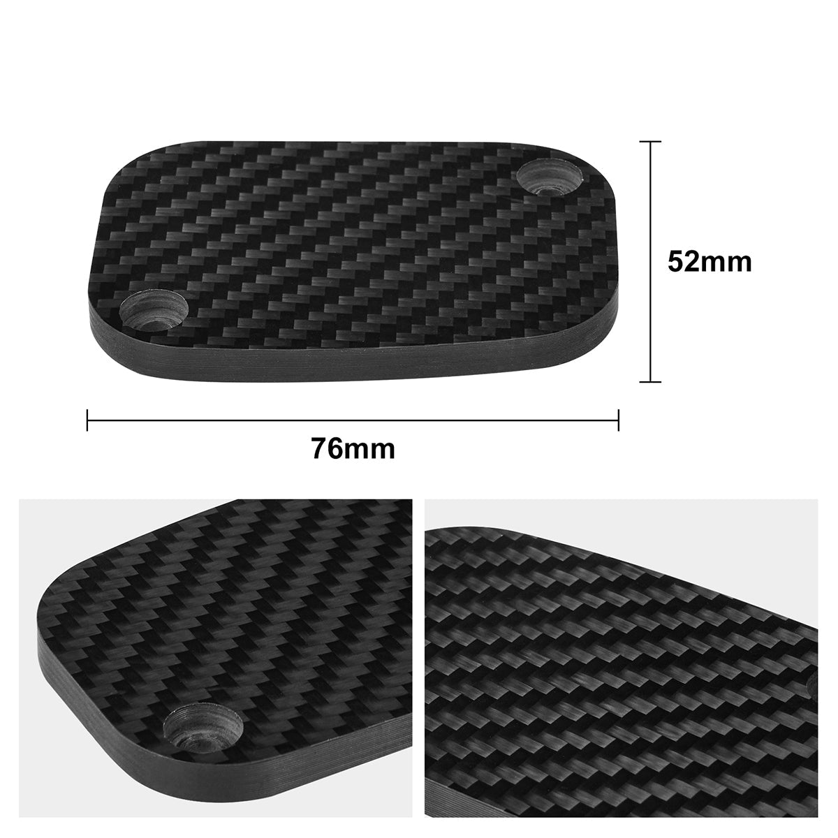 Carbon Fiber Brake Master Cylinder Cover For Harley Road King Electra Street Glide