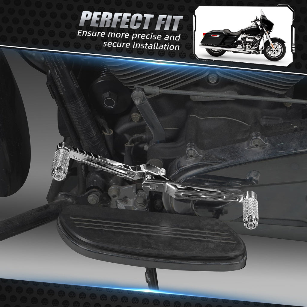 Chrome Heel Toe Shifter Levers Pegs For Harley Electra Glide Road Glide Ultra Limited