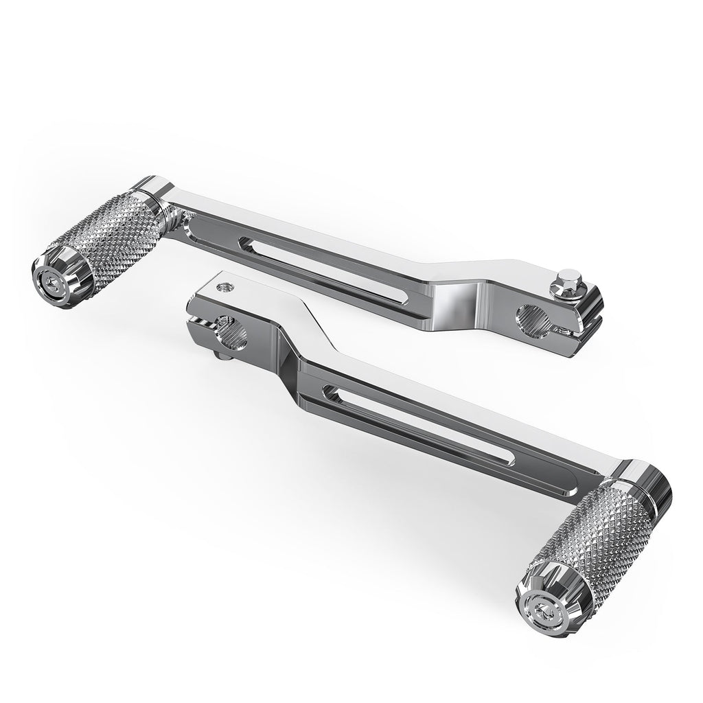 Chrome Heel Toe Shifter Levers Pegs For Harley Electra Glide Road Glide Ultra Limited