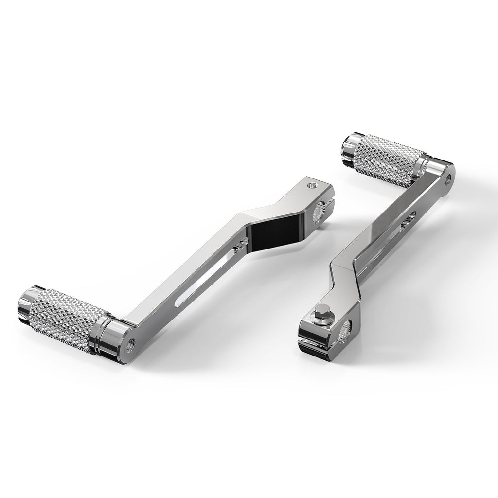 Chrome Heel Toe Shifter Levers Pegs For Harley Electra Glide Road Glide Ultra Limited