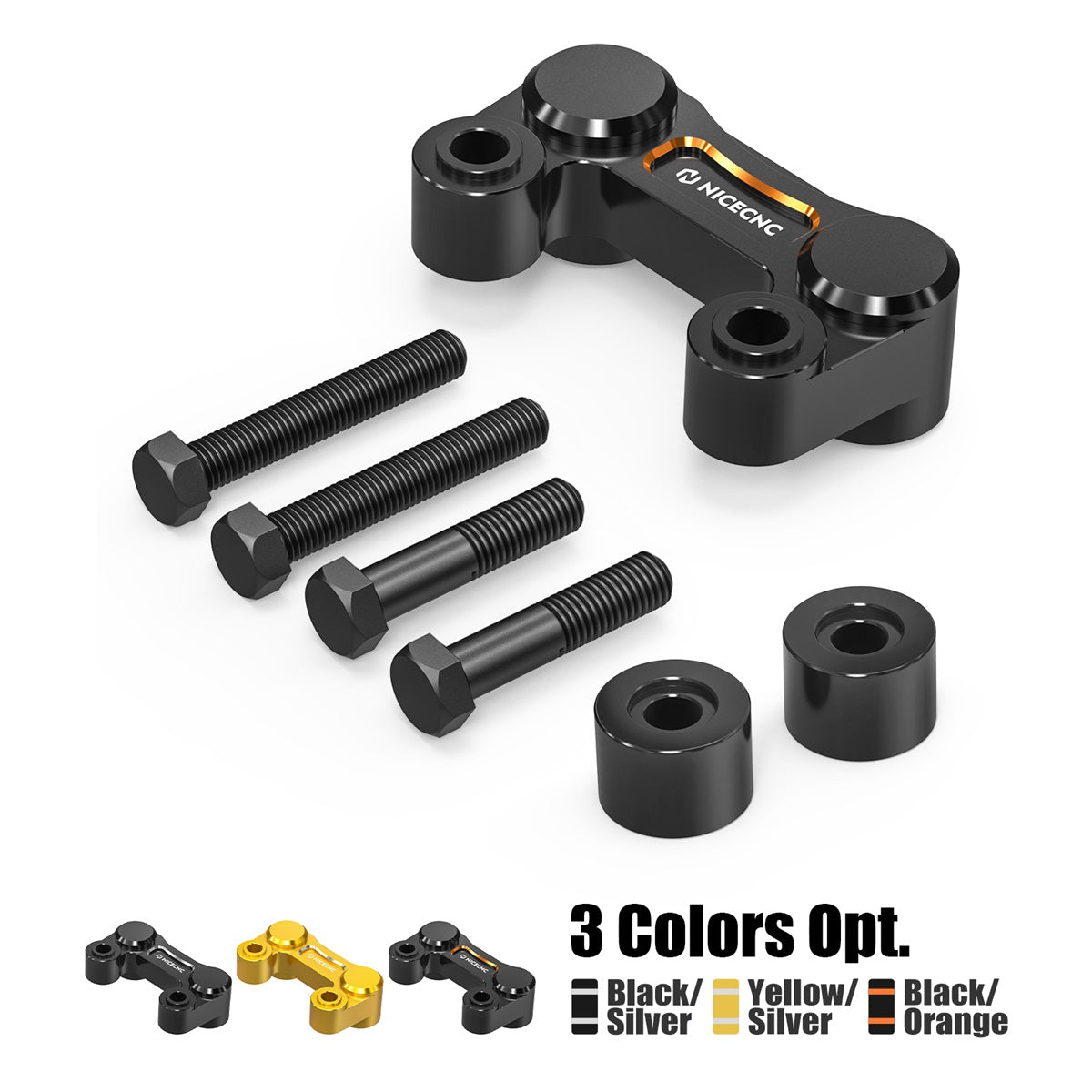 Handlebar Riser Pull Back Plate Relocation Bracket For Harley Road Glide Road King