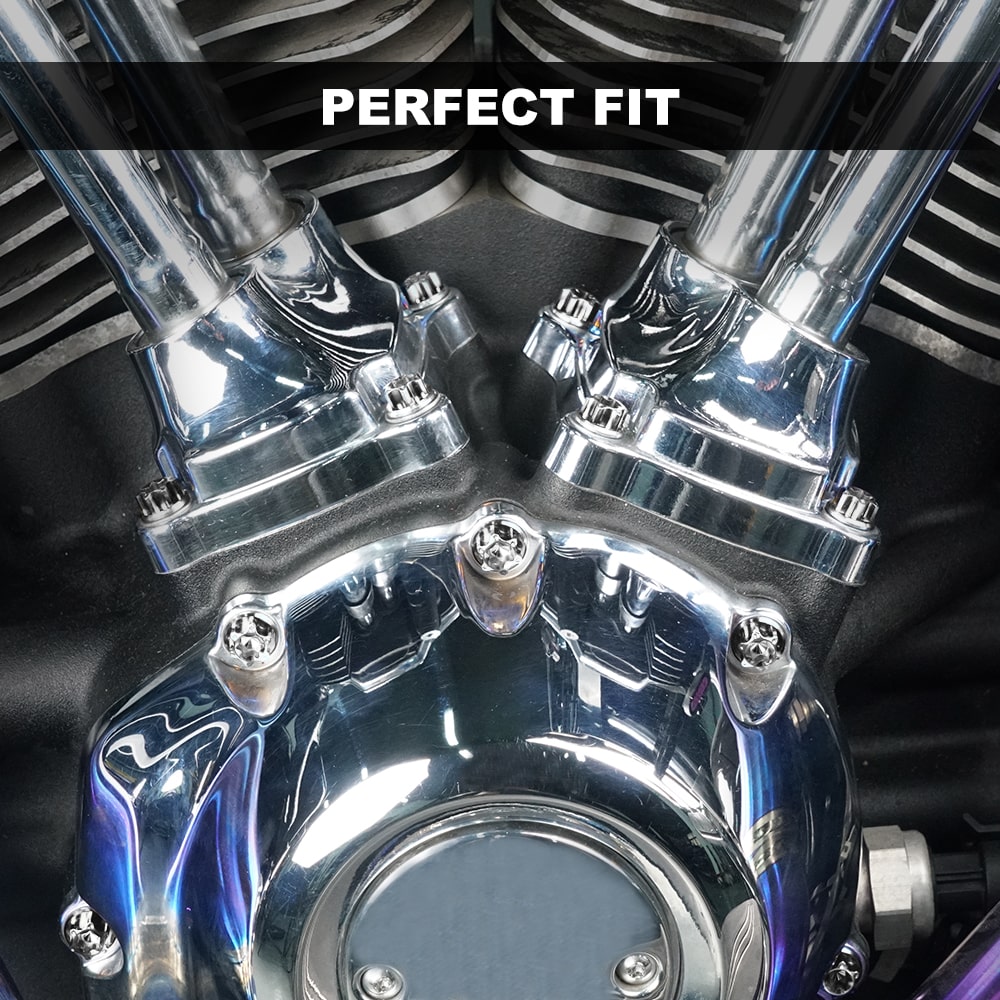 Cam Tappet Cover Screws Bolts Kit For Harley Road King Electra Street Glide Freewheeler