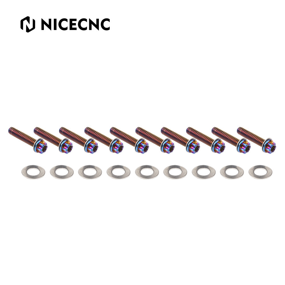 Cam Tappet Cover Screws Bolts Kit For Harley Road King Electra Street Glide Freewheeler