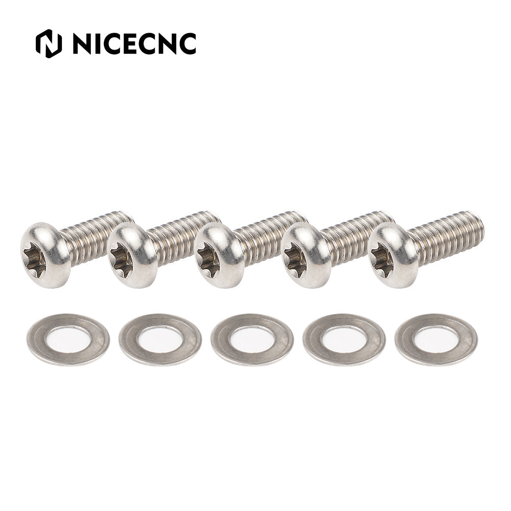 Derby Clutch Cover Torx Screws Bolts For Harley Road King Electra Street Glide Ultra Limited